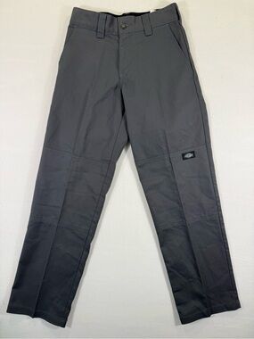 Dickies Men's Charcoal Gray Work Chinos
